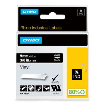 DYMO RHINO TAPE VINYL 9MM/5,5M F-FEEDS (1805437)