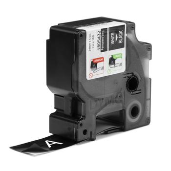 DYMO Teip Rhino 24mmx5,5m Farge Vinyl sort/gul (1805432*5)