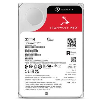 SEAGATE 32TB IRONWOLF PRO 3.5IN SATA HDD NAS INT (ST32000NT000)