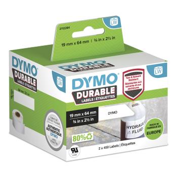 DYMO LabelWriter Durable barcode label 19mm x 64mm 2 rolls (2112284)
