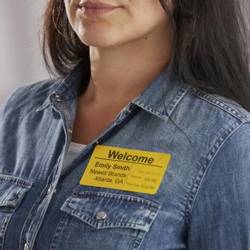 DYMO LW 54x101mm Shipping / Name Badge labels yellow (2133400)