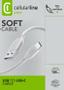 CELLULAR LINE Soft Cable 120cm A-C Grey