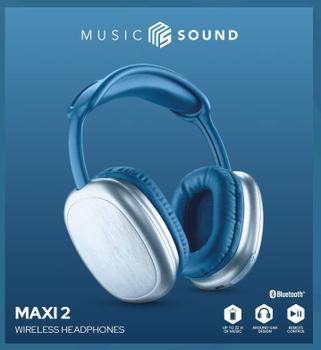 MUSIC SOUND BT HeadPh Ms Maxi Blue 104179 (BTHEADBMSMAXI2B)
