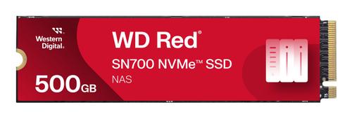 WESTERN DIGITAL WD Red SSD SN700 NVMe 500GB M.2 2280 PCIe Gen3 8Gb/s internal drive for NAS devices (WDS500G1R0C-68BDK0)