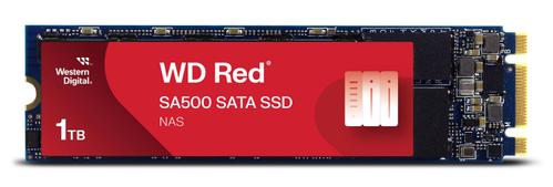 WESTERN DIGITAL WD Red SSD SA500 NAS 1TB SATA III 6Gb/s M.2 2280 internal single-packed (WDS100T1R0B-68A4Z0)