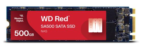WESTERN DIGITAL WD Red SSD SA500 NAS 500GB SATA III 6Gb/s M.2 2280 internal single-packed (WDS500G1R0B-68A4Z0)