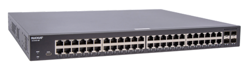 Ruckus Wireless CommScope Ruckus Switch Full Managed Layer2 52 Port • 48x 1 GbE • 4x 1G SFP • Advanced Layer 2 • PoE Budget 740 W • ICX8100-48P (ICX8100-48PF)