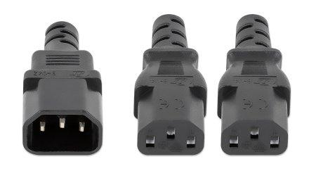 MANHATTAN Dual Power Cord With Two C13  (157469)