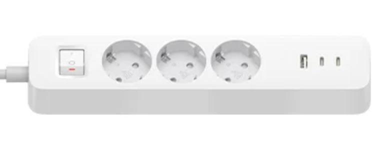 XIAOMI Surge Protector White 3 Ac  (BHR07UKEU)