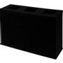 WhiteLabel Eco sorteringsstation med sækkeholdere 3x60L sort
