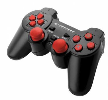 ESPERANZA Gaming Controller Black, Red  (EGG106R)
