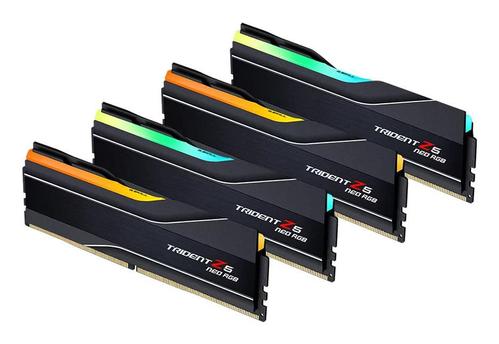 G.SKILL 256GB (4 x 64 GB) DDR5 6000MHz CL32 1.40V Trident Z5 NEO RGB Black (F5-6000J3244G64GX4-TZ5NR)