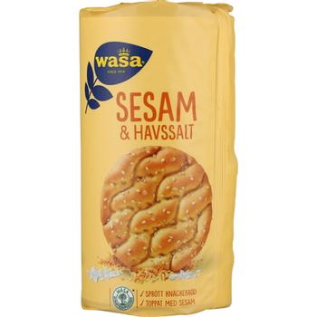 Wasa Runda knækbrød Sesam og Havsalt 290g (967190)