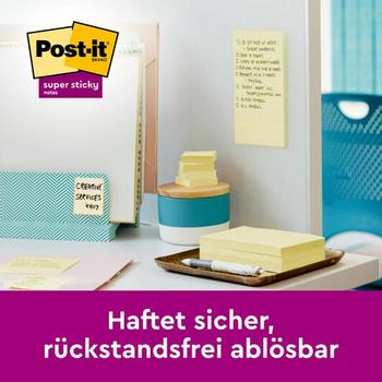 3M 7100284981 Klebezettel Quadratisch Gelb 70 Blätter Selbstklebend (7100284981)