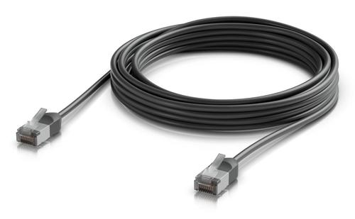 UBIQUITI Ultra-thin,  rugged, shielded (UACC-CABLE-PATCH-OUTDOOR-C6A-5M-BK)