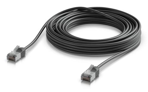 UBIQUITI Ultra-thin,  rugged, shielded (UACC-CABLE-PATCH-OUTDOOR-C6A-8M-BK)