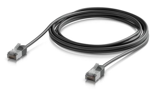 UBIQUITI Ultra-thin,  rugged, shielded (UACC-CABLE-PATCH-OUTDOOR-C6A-3M-BK)
