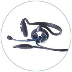 LOGITECH Stereo 442 Headset Wired Black (981-000083)
