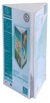 Menyholder EXACOMPTA triangel 9x21cm (83558D*10)