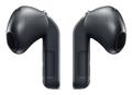 SAMSUNG Galaxy Buds4 (sort) Galaxy AI, adaptiv lyd, AI‑tolk, hodebevegelser for kontroll, Ambient Mode, opptil 6t batteri, IP54 (SM-R540NZKAEUB)
