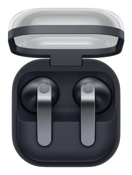 SAMSUNG Galaxy Buds4 (sort) Galaxy AI, adaptiv lyd, AI‑tolk, hodebevegelser for kontroll, Ambient Mode, opptil 6t batteri, IP54 (SM-R540NZKAEUB)