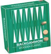 TACTIC Classic Backgammon - small wooden