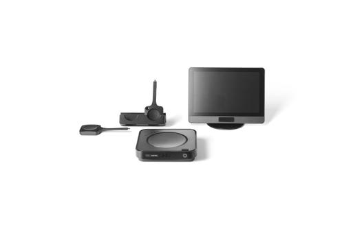 BARCO Bundle Product: Clickshare RS HUB Pro EU with 2 Buttons. Includes: main unit (Hub Pro), control panel, Gen5 Button Tray (2 buttons), Power Supply 100W, Power Cord and Box. (R9461810EU)