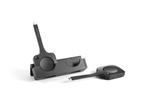 BARCO Bundle Product: Clickshare RS HUB Pro EU with 2 Buttons. Includes: main unit (Hub Pro), control panel, Gen5 Button Tray (2 buttons), Power Supply 100W, Power Cord and Box. (R9461810EU)