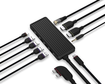 UNISYNK USB-C 10 Port Dual Screen Dockin (10354)