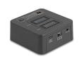 DELOCK USB 20 Gbps M.2 Dockingstation für 2 x M.2 NVMe PCIe SSD mit Klon- und Löschfunktion