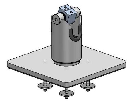 ERGONOMIC SOLUTIONS Free Stand Base - Tilt and (SPM124-02)