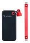 VERBATIM USB 3.2 Gen 2 256GB Pocket SSD, Black/Red