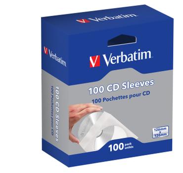 VERBATIM Sleeves 100 pcs. In a box (49976)