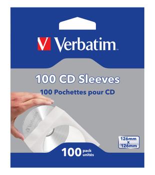 VERBATIM Sleeves 100 pcs. In a box (49976)