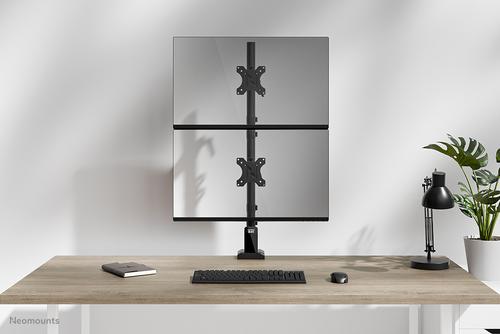 NEOMOUNTS DS60-600BL2V,  Dual Monitor (DS60-600BL2V)