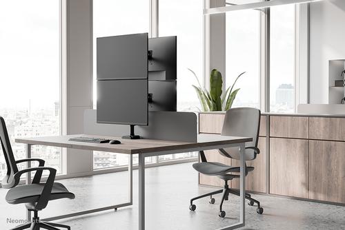 NEOMOUNTS DS60-600BL2V,  Dual Monitor (DS60-600BL2V)