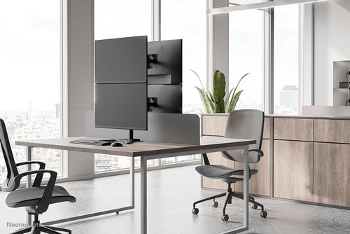 NEOMOUNTS DS45-600BL2V,  Vertical Dual (DS45-600BL2V)