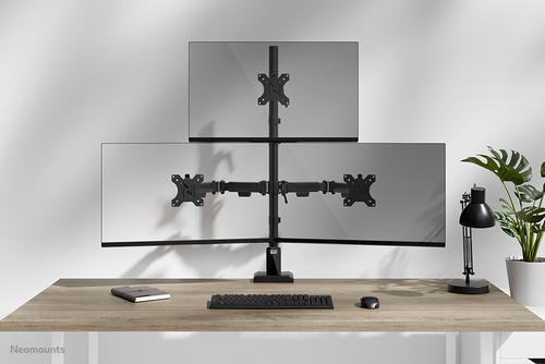 NEOMOUNTS DS60-600BL2-1,  Triple Monitor (DS60-600BL2-1)