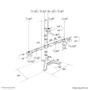 NEOMOUNTS DS45-600BL2-1,  Triple Monitor (DS45-600BL2-1)