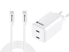 SANDBERG AC Charger USB-C PD65W EU 3M