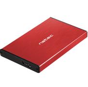NATEC Rhino GO HDD/SSD kabinet Rød 2.5