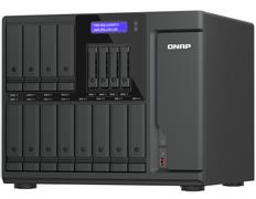 QNAP 16-Bay QuTS hero NAS (12 x 3.5in SATA + 4 x U.2 NVMe slots) Ultra7-265 20cores(8P+12E) 32G DDR5 ECC (up to 192G) 2 x USB4 3 x PCIe Gen4 slots 2 x 10GBASE-T 2 x 2.5GbE 550W PSU IN