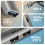 AXAGON HUE-STA HUB 4-port 1x   USB 5Gbps 2xU (HUE-STA)