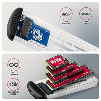 AXAGON EEM2-SC ext. enclosure  USB 3.2 Gen2 (EEM2-SC)