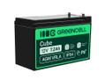 Green Cell AGM VRLA 12V 7.2Ah maintenance-free battery for alarm system, cash register, toys
