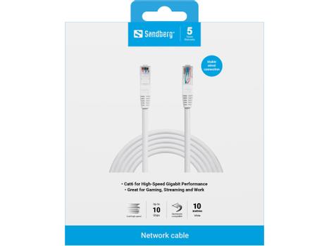 SANDBERG Network Cable UTP Cat6 10 m (506-97)