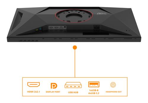 AOC 27"" U27G4XM | AOC Gaming G4 | 3840x2160 | IPS | 1ms | 320Hz | (U27G4XM)