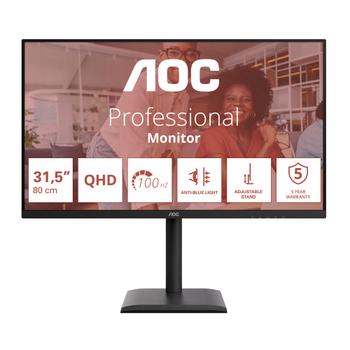 AOC 31.5"" Q32E4U | 2560x1440 | IPS | 4ms | 100Hz | 5years (Q32E4U)