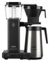 MOCCAMASTER Automatic Thermo (matt sort) 1.25L kanne, dryppstopp, trakter direkte i thermokannen