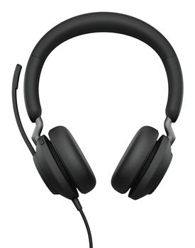 JABRA a Evolve2 40 SE MS Stereo - Headset - on-ear - wired - USB-C, USB-A - noise isolating - Certified for Microsoft Teams (24189-999-799)